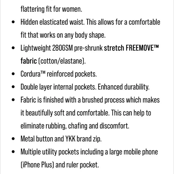 BAD Workwear Black BAD925 Women’s Workpants - Picture 10 of 10